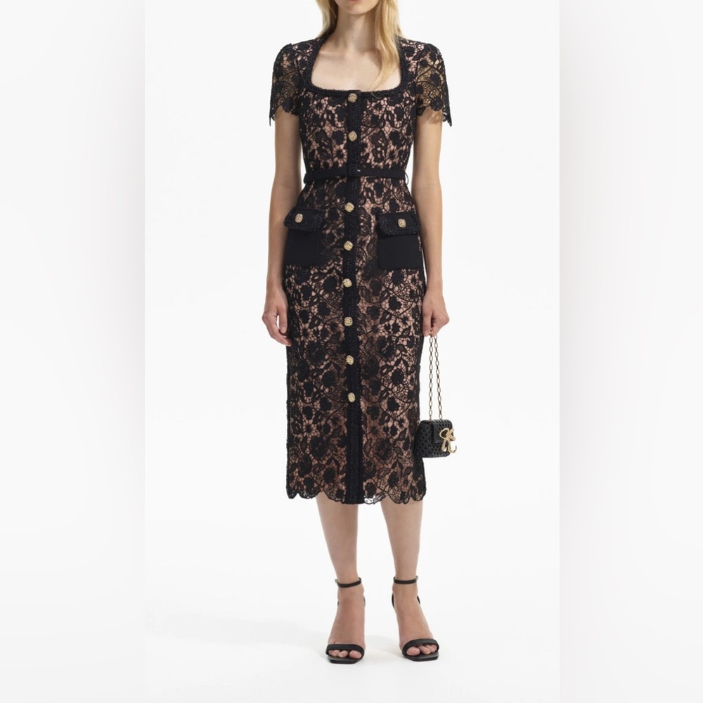 Self-Portrait Boucle Lace Dress NWOT